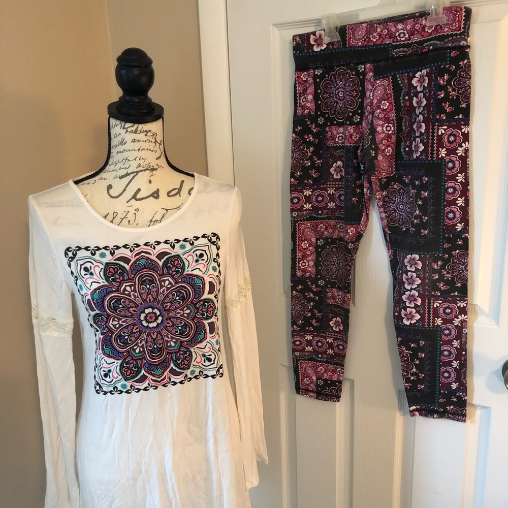 Justice tunic and leggings
